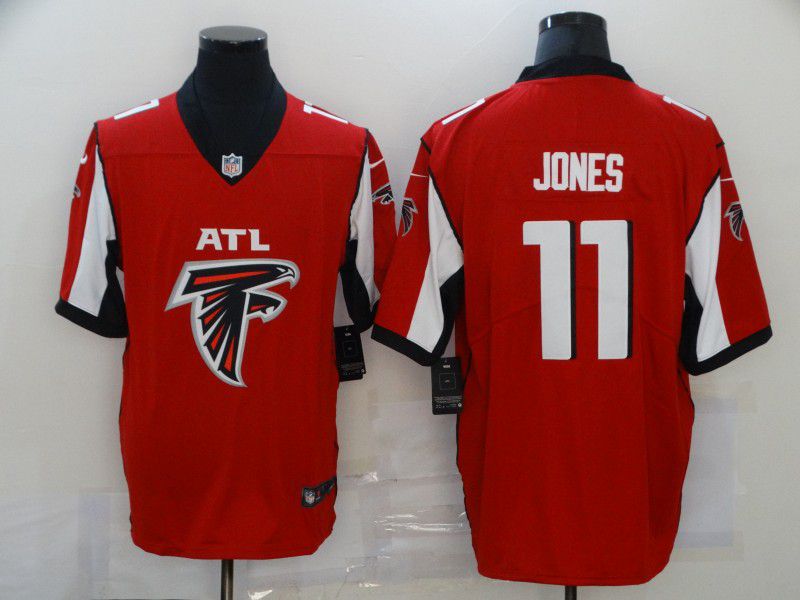 Men Atlanta Falcons 11 Jones red Nike Vapor Untouchable Limited 2020 NFL Nike Jerseys